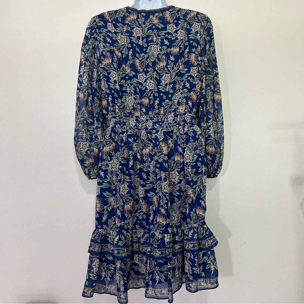 Max Studio Blue Floral Dress - Picture 3 of 10